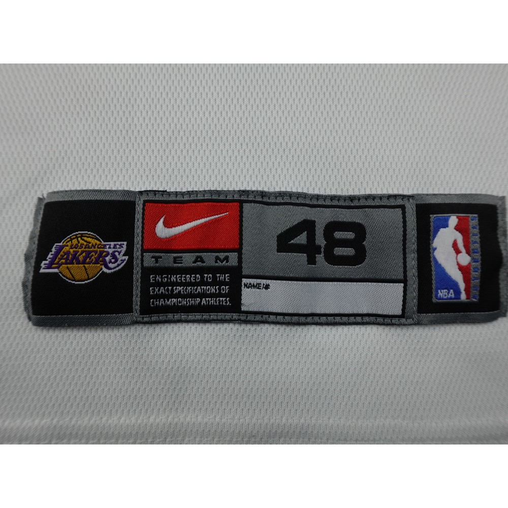 Nike Basketball Jersey Mens XL White Good Kobe Bryant 8 Lakers NBA Authentic 48 - Picture 6 of 16